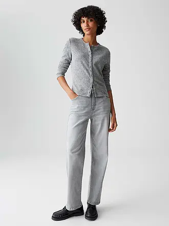 OPUS | Strickjacke SALTUS | grau